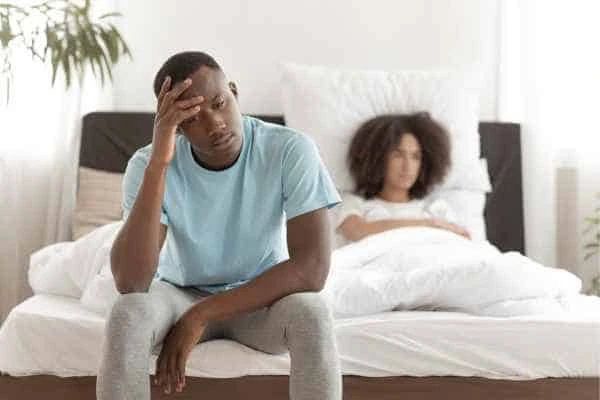 Man upset about ED symptoms Walham Green