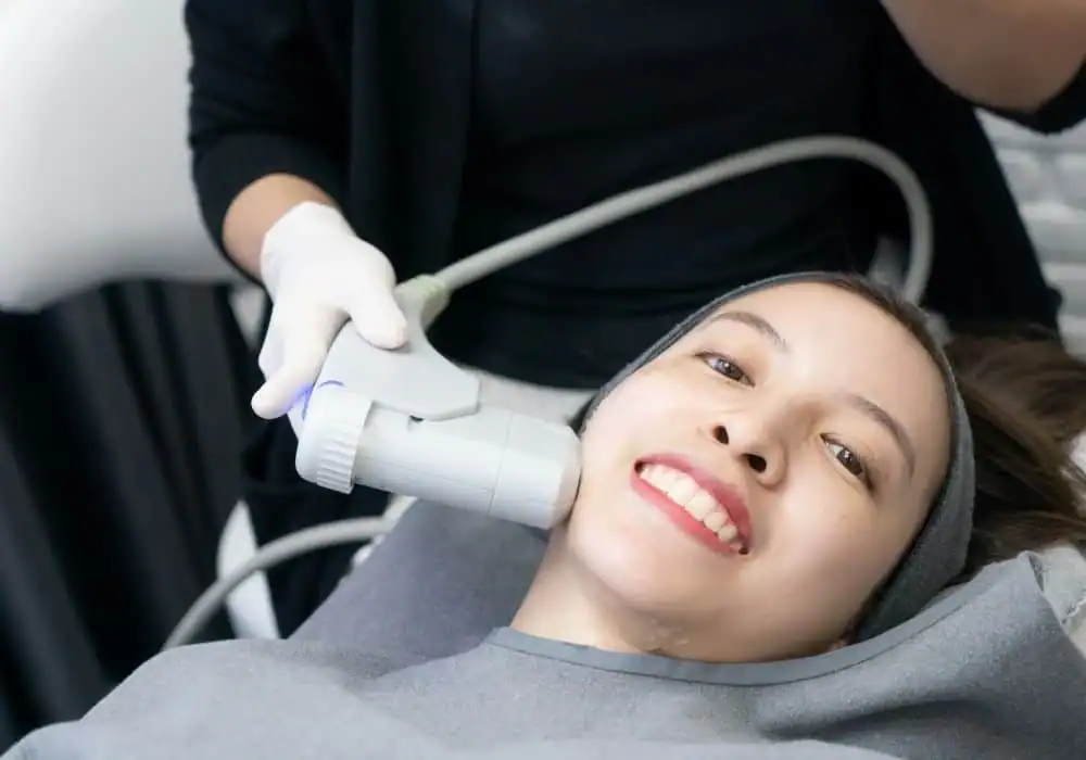 HIFU treatment Walham Green in progress