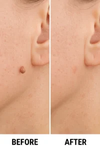 Skin tags removal Walham Green before and after