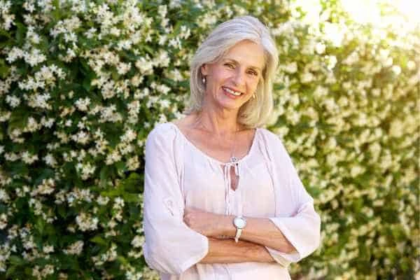 Older woman happy with urinary incontinence treatment Walham Green