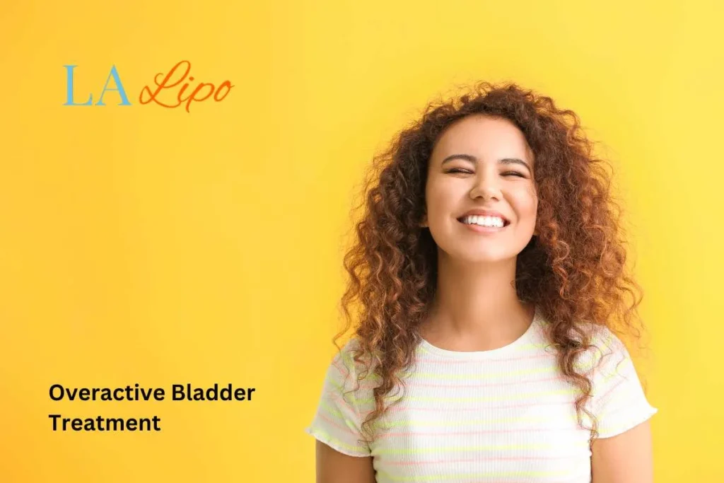 woman smiling about overactive bladder treatment Walham Green solutions