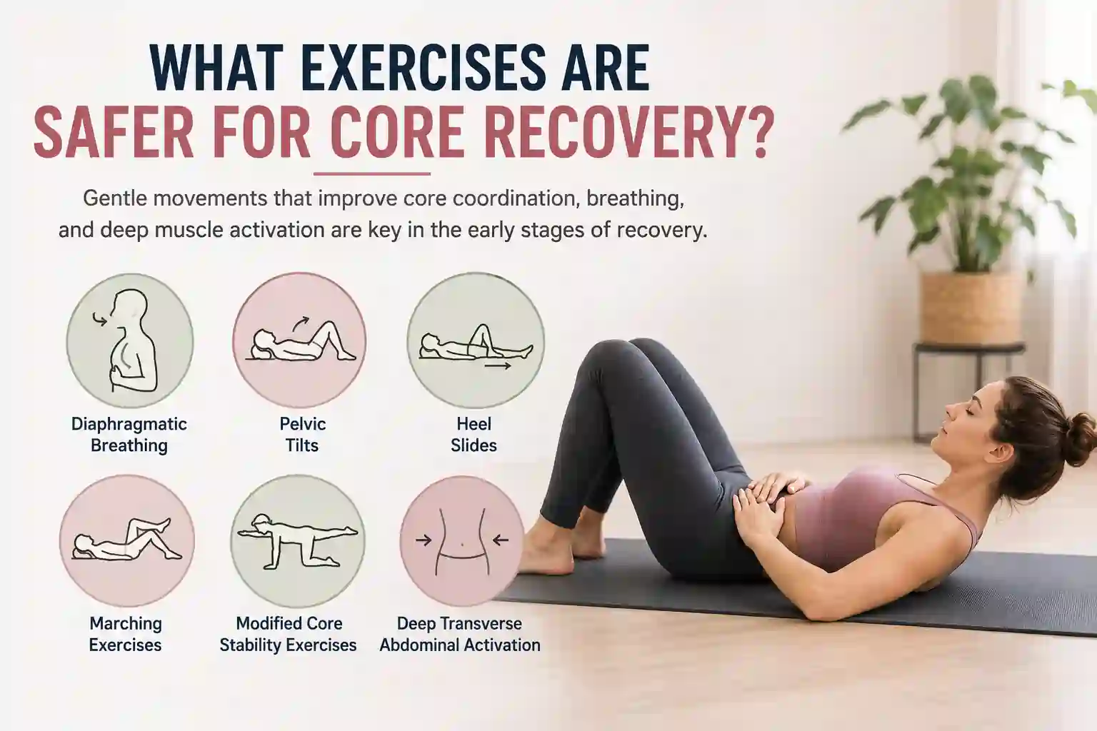 Which exercises may help diastasis recti Walham Green?